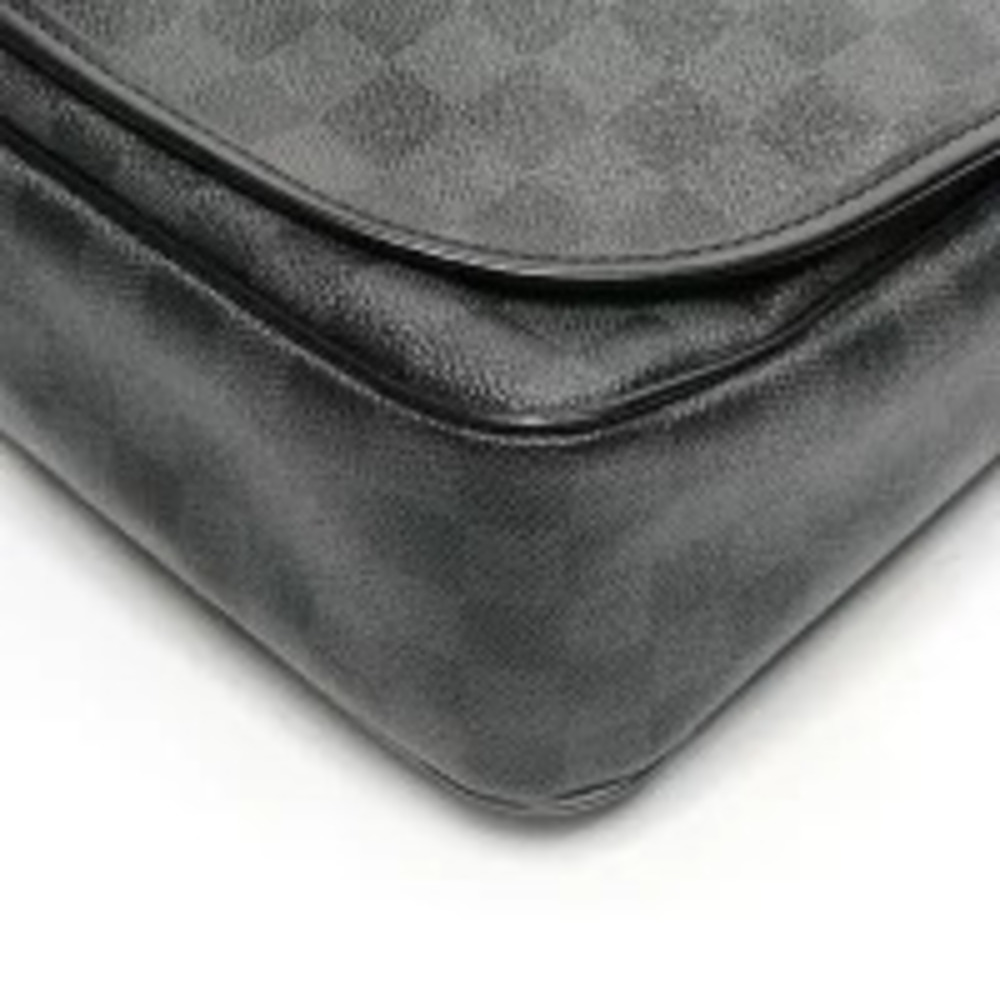 Louis Vuitton Daniel Black Bag Shoulder Black Damier Graphite - Picture 5 of 11
